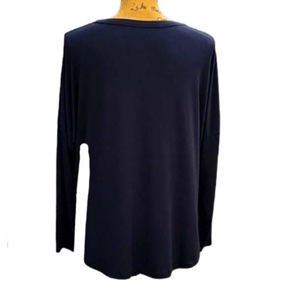 Women's Long Sleeve Top with Vented Sides - Picture 11 of 17